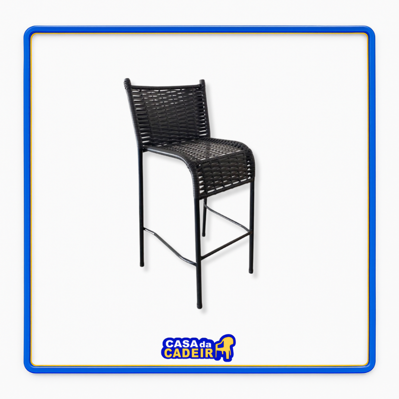 Banqueta Itália Fibra Sintética - Casa da Cadeira