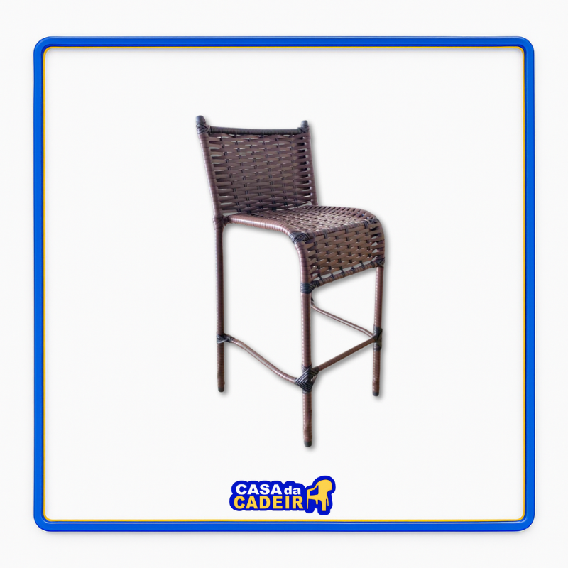 Banqueta Itália Sintético Luxo - Casa da Cadeira