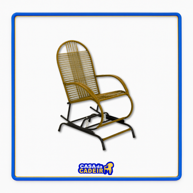 Cadeira de Balanço Fibra Tradicional - Casa da Cadeira