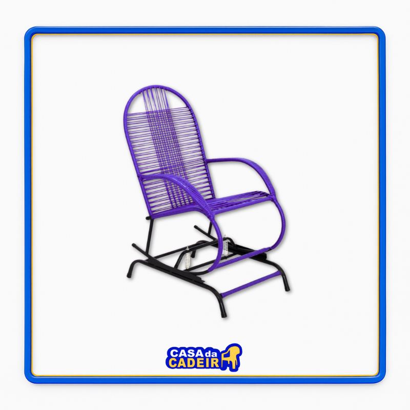 Cadeira de Balanço Fibra Tradicional - Casa da Cadeira