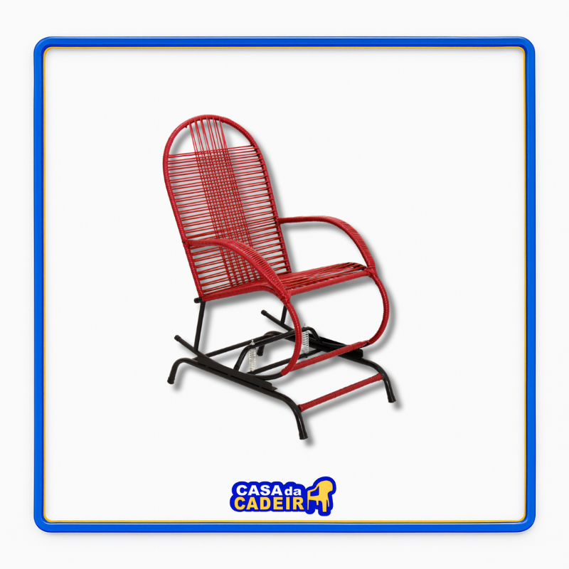 Cadeira de Balanço Fibra Tradicional - Casa da Cadeira